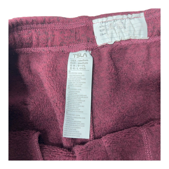 Tesla TSLA Gear Joggers Workout Running Training Red Adult Men's Size M - Picture 4 of 4